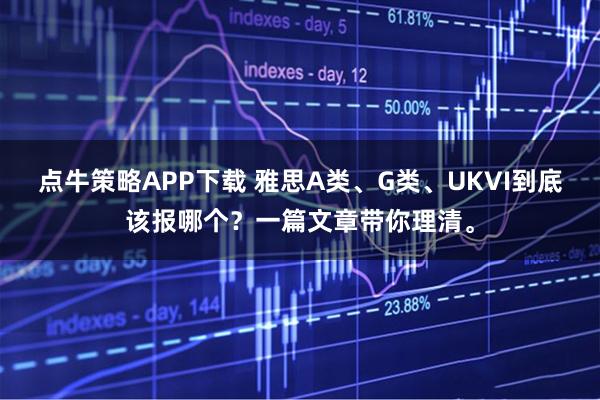 点牛策略APP下载 雅思A类、G类、UKVI到底该报哪个？一篇文章带你理清。